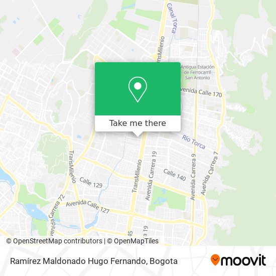 Ramírez Maldonado Hugo Fernando map