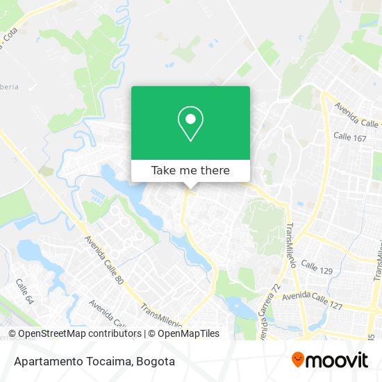 Mapa de Apartamento Tocaima