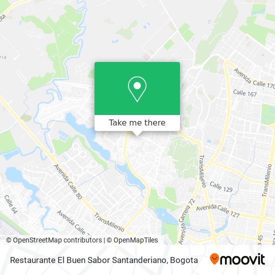 Restaurante El Buen Sabor Santanderiano map