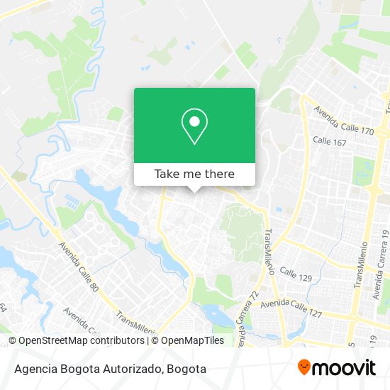 Mapa de Agencia Bogota Autorizado
