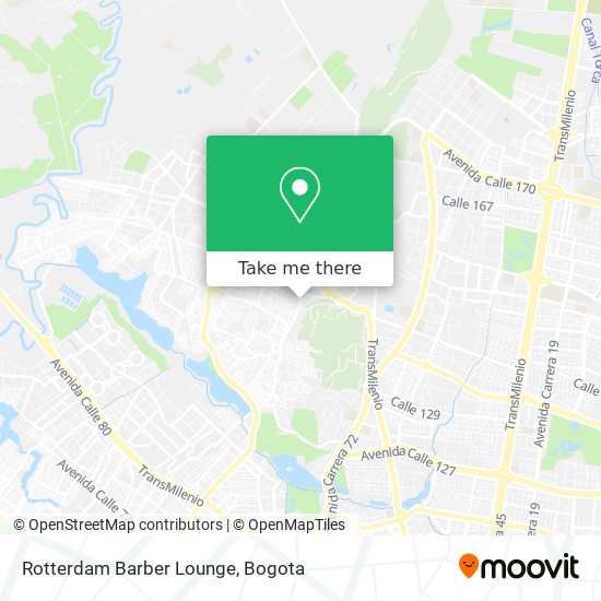 Rotterdam Barber Lounge map