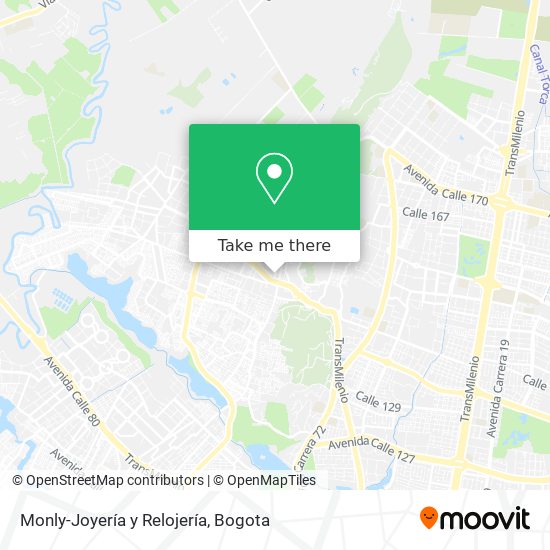 Mapa de Monly-Joyería y Relojería