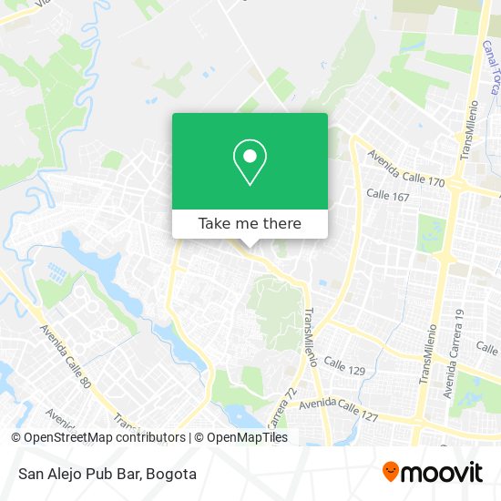 San Alejo Pub Bar map