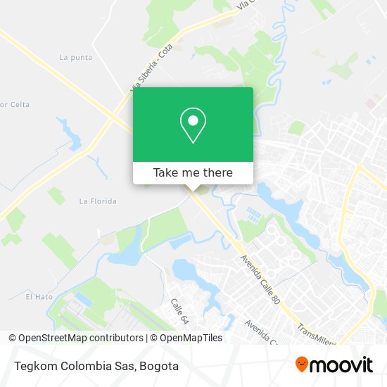 Tegkom Colombia Sas map