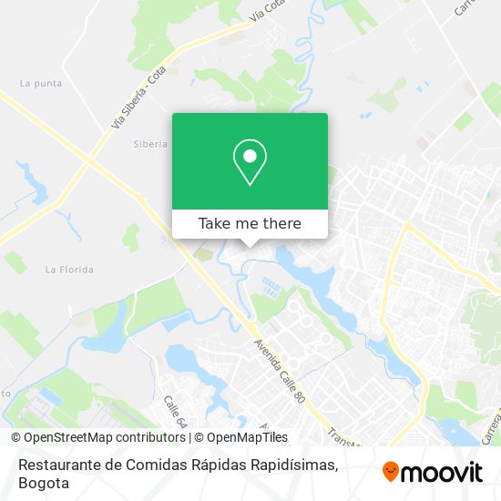 Restaurante de Comidas Rápidas Rapidísimas map