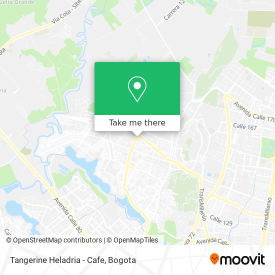 Mapa de Tangerine Heladria - Cafe