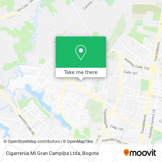 Cigarrerúa Mi Gran Campiþa Ltda map