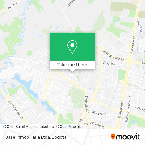 Base Inmobiliaria Ltda map