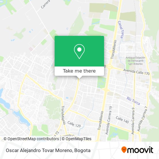 Oscar Alejandro Tovar Moreno map