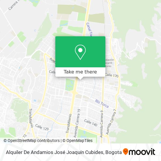 Alquiler De Andamios José Joaquín Cubides map