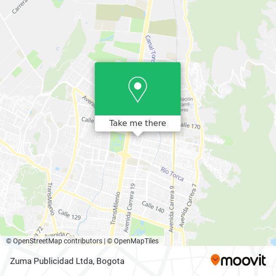 Zuma Publicidad Ltda map