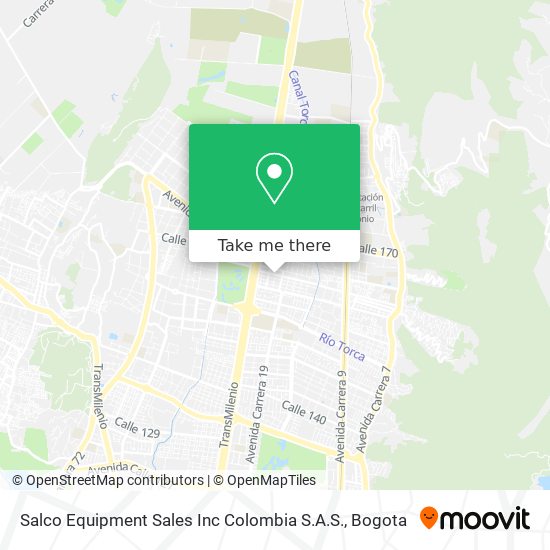 Salco Equipment Sales Inc Colombia S.A.S. map