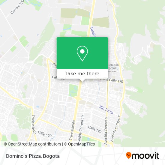 Domino s Pizza map