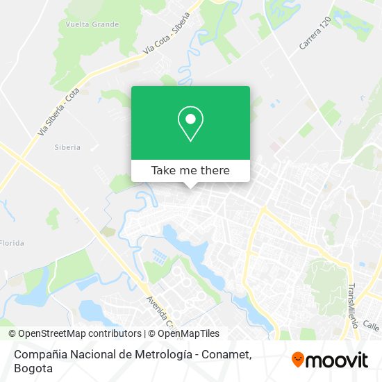 Compañia Nacional de Metrología - Conamet map
