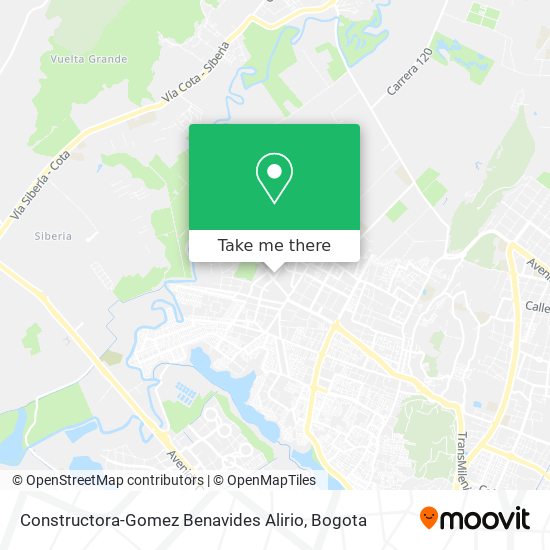 Mapa de Constructora-Gomez Benavides Alirio