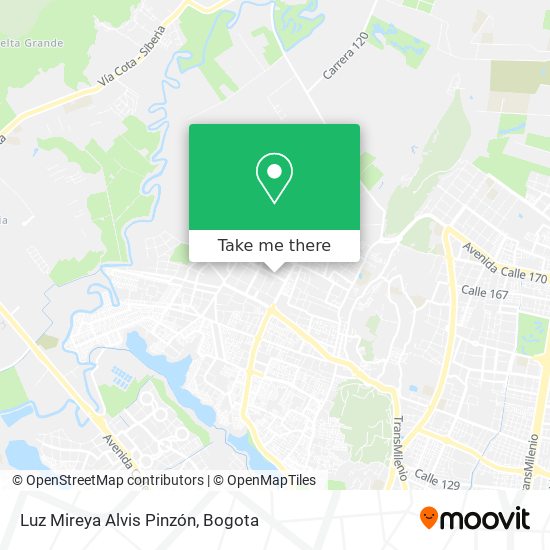 Luz Mireya Alvis Pinzón map