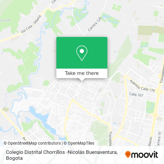 Mapa de Colegio Distrital Chorrillos -Nicolás Buenaventura