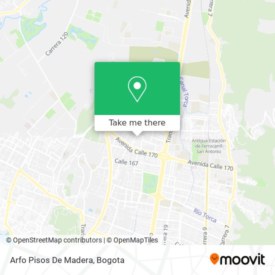 Arfo Pisos De Madera map
