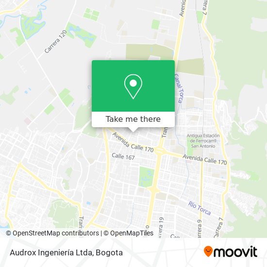 Audrox Ingeniería Ltda map