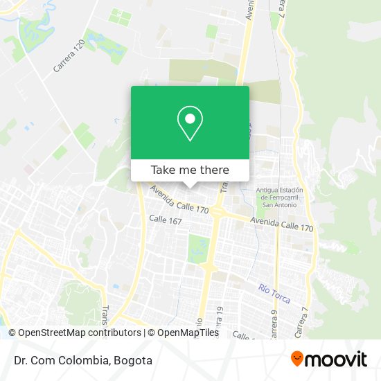 Dr. Com Colombia map