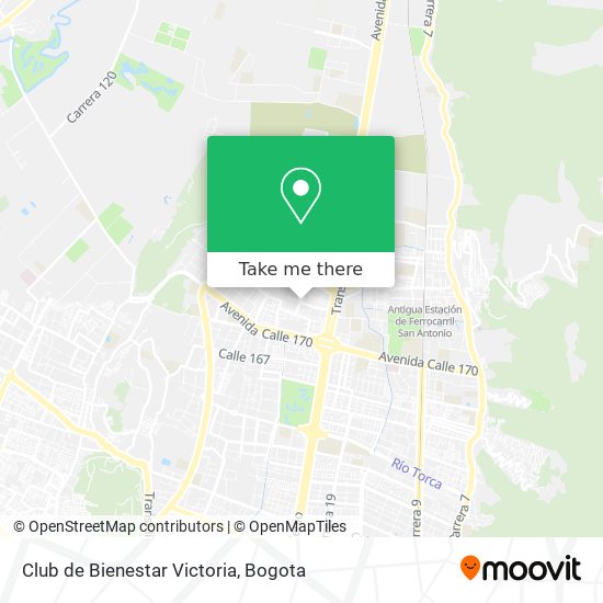 Club de Bienestar Victoria map