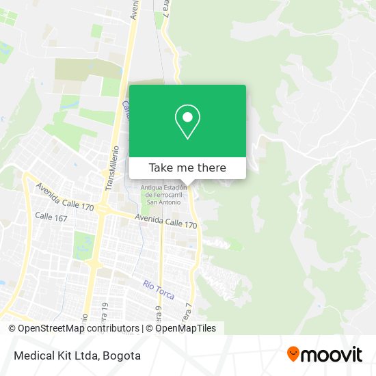 Mapa de Medical Kit Ltda