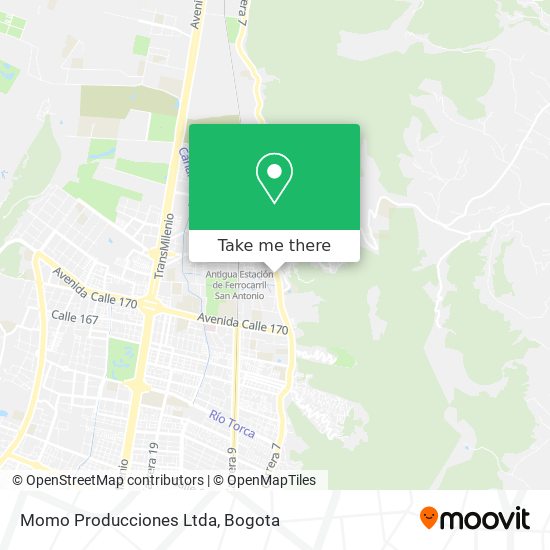 Mapa de Momo Producciones Ltda