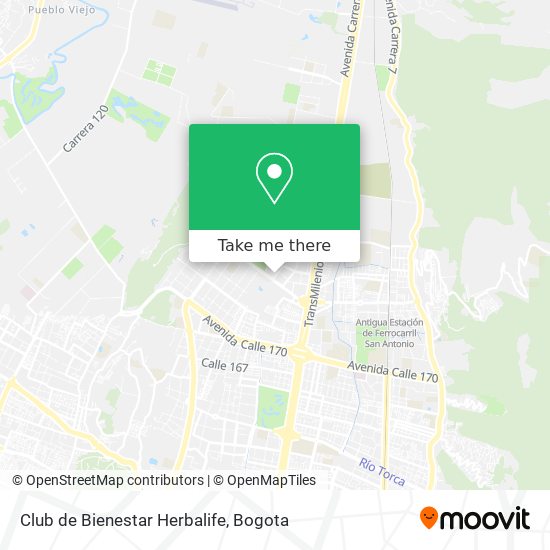 Club de Bienestar Herbalife map