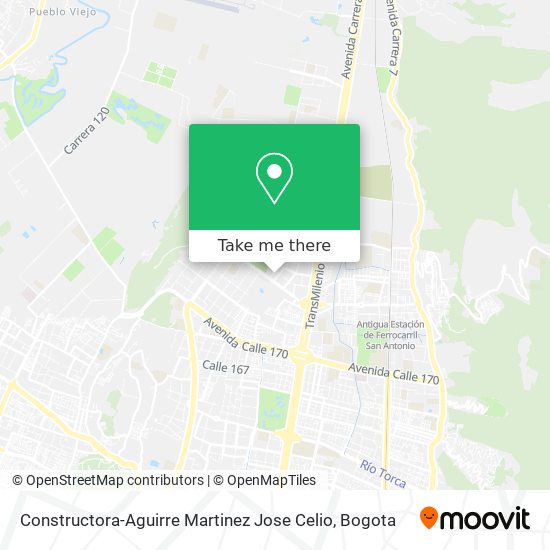 Constructora-Aguirre Martinez Jose Celio map