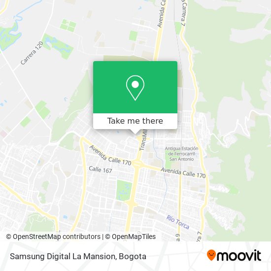 Samsung Digital La Mansion map