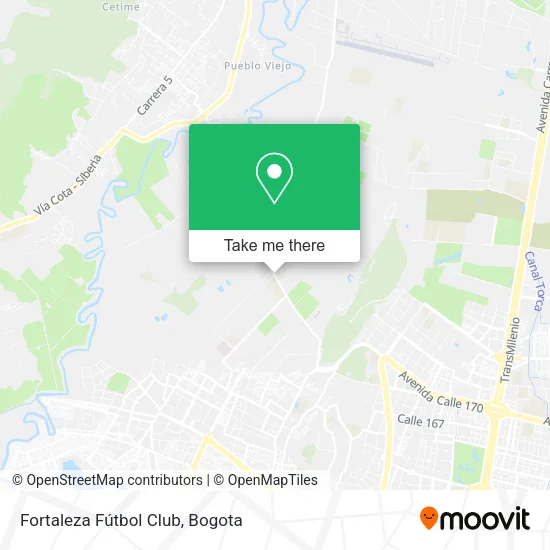 Fortaleza Fútbol Club map