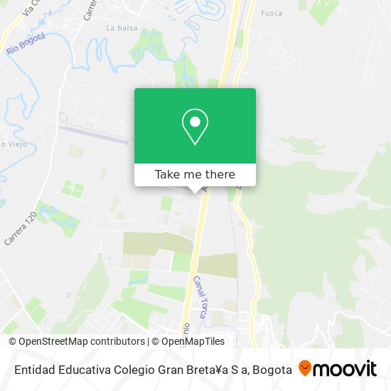Entidad Educativa Colegio Gran Breta¥a S a map