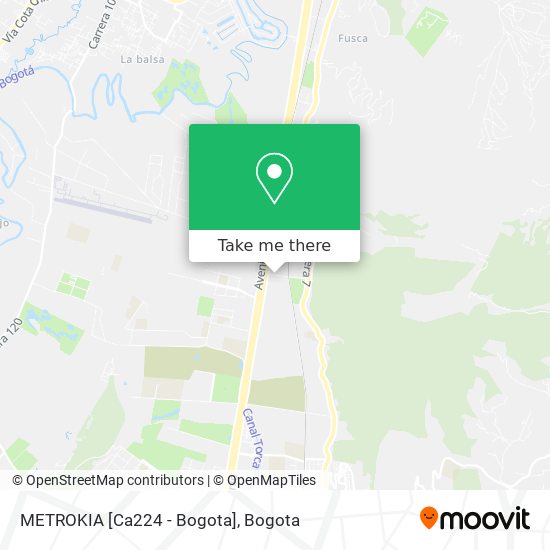 Mapa de METROKIA [Ca224 - Bogota]