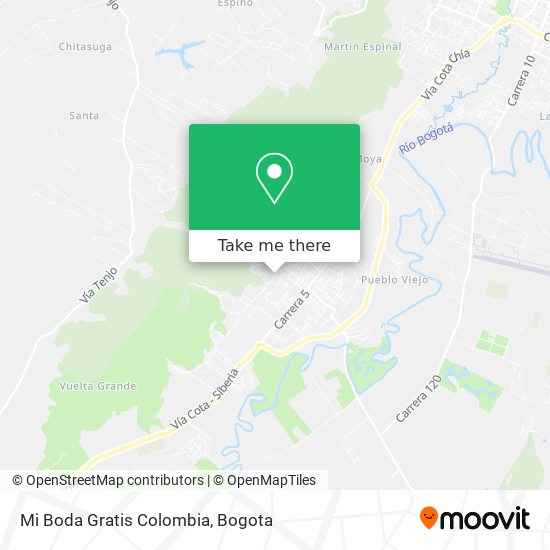 Mi Boda Gratis Colombia map