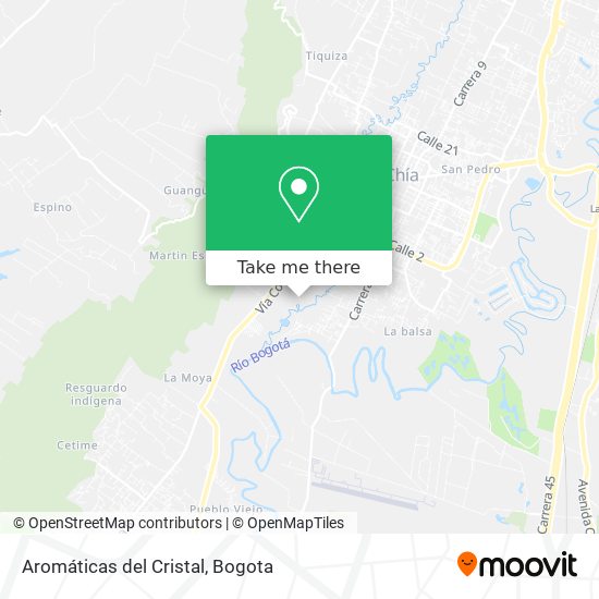 Aromáticas del Cristal map