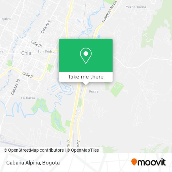 Mapa de Cabaña Alpina