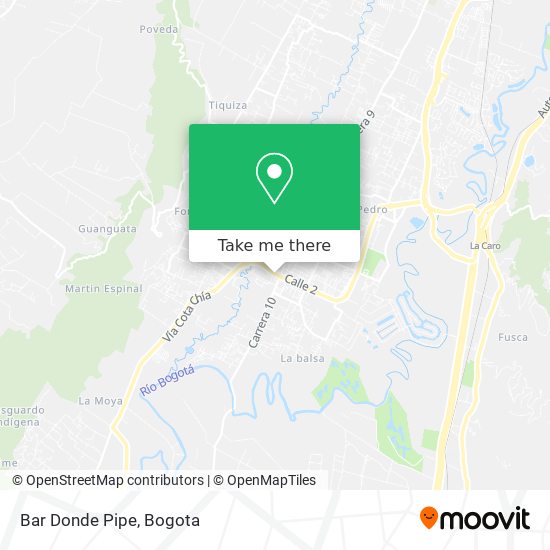 Mapa de Bar Donde Pipe