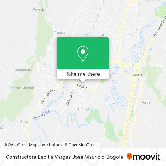 Mapa de Constructora-Espitia Vargas Jose Mauricio