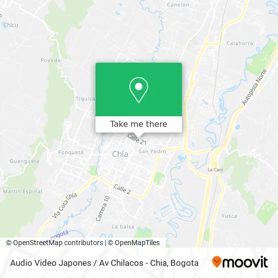 Audio Video Japones / Av Chilacos - Chia map