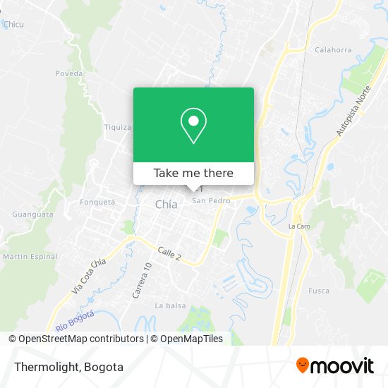 Mapa de Thermolight