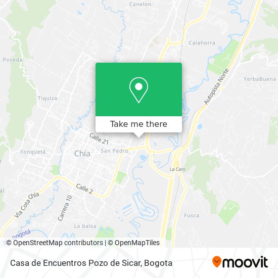 Casa de Encuentros Pozo de Sicar map