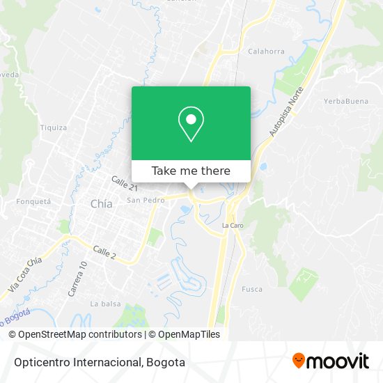 Opticentro Internacional map