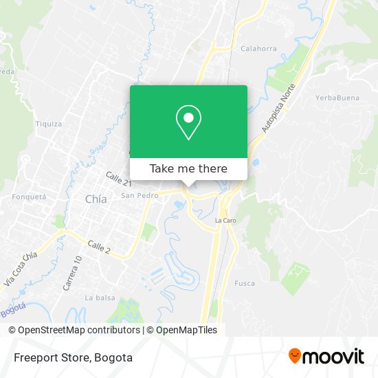 Freeport Store map