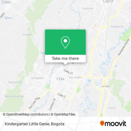 Kindergarten Little Genie map