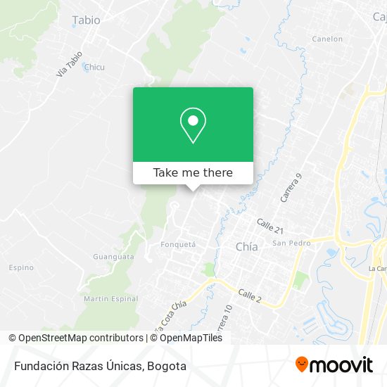 Fundación Razas Únicas map