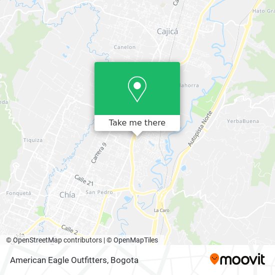 Mapa de American Eagle Outfitters