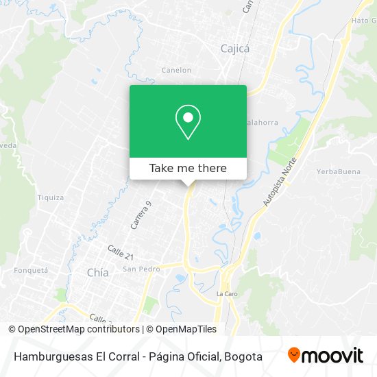 Hamburguesas El Corral - Página Oficial map