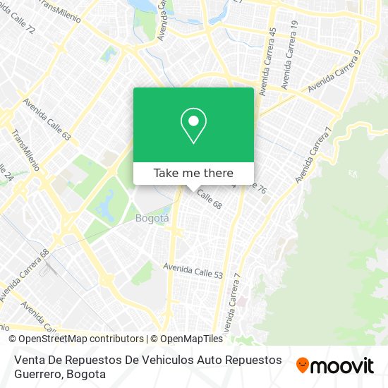 Venta De Repuestos De Vehiculos Auto Repuestos Guerrero map