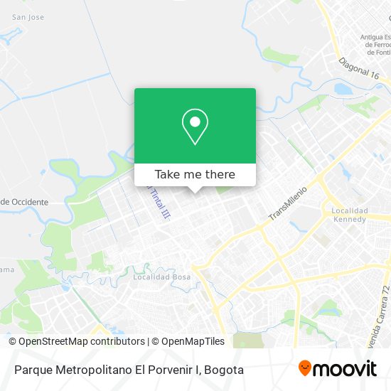 Parque Metropolitano El Porvenir I map