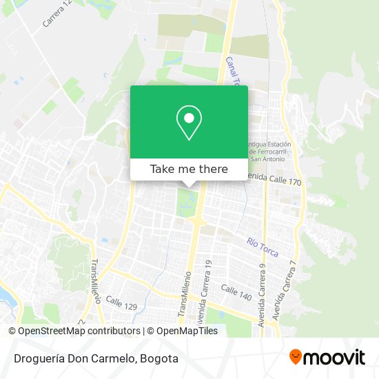Droguería Don Carmelo map